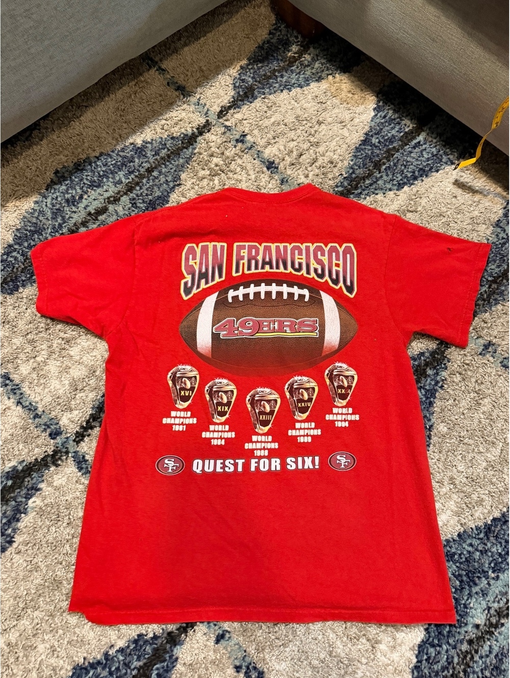 San Francisco 49ers Quest for Six Tee
